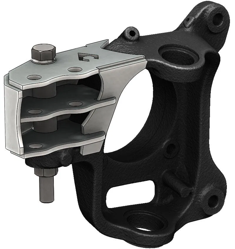 HS6150 – ARTEC INDUST Steering Arm, Use To Fix The Swap Steering Issue Steel Weld On Set Of 2 With Knuckle Bolts/ Tap...